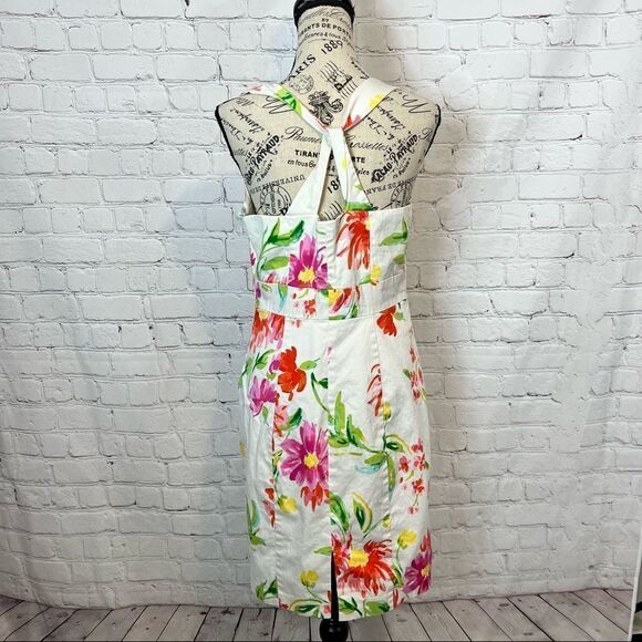 Tommy Hilfiger Sleeveless Floral Razorback Dress size 8 - Picture 5 of 11